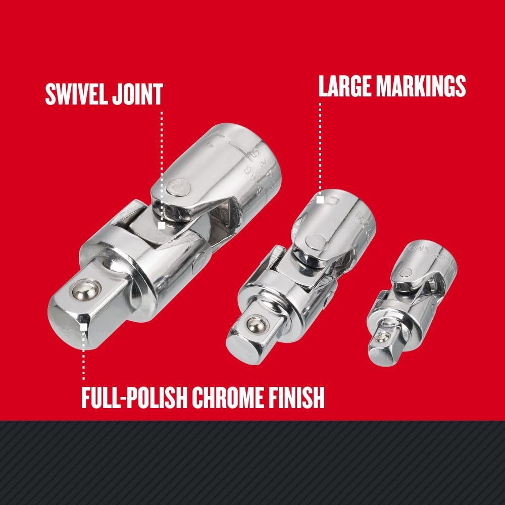 CRAFTSMAN Universal Joint Set, 3 Piece, large image number 3