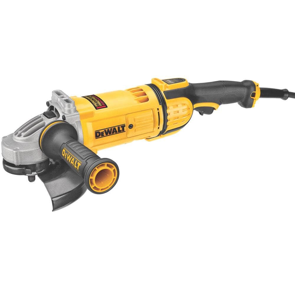 DEWALT 7 In. 8500 rpm 4.9 HP Angle Grinder No Lock – DWE4597N