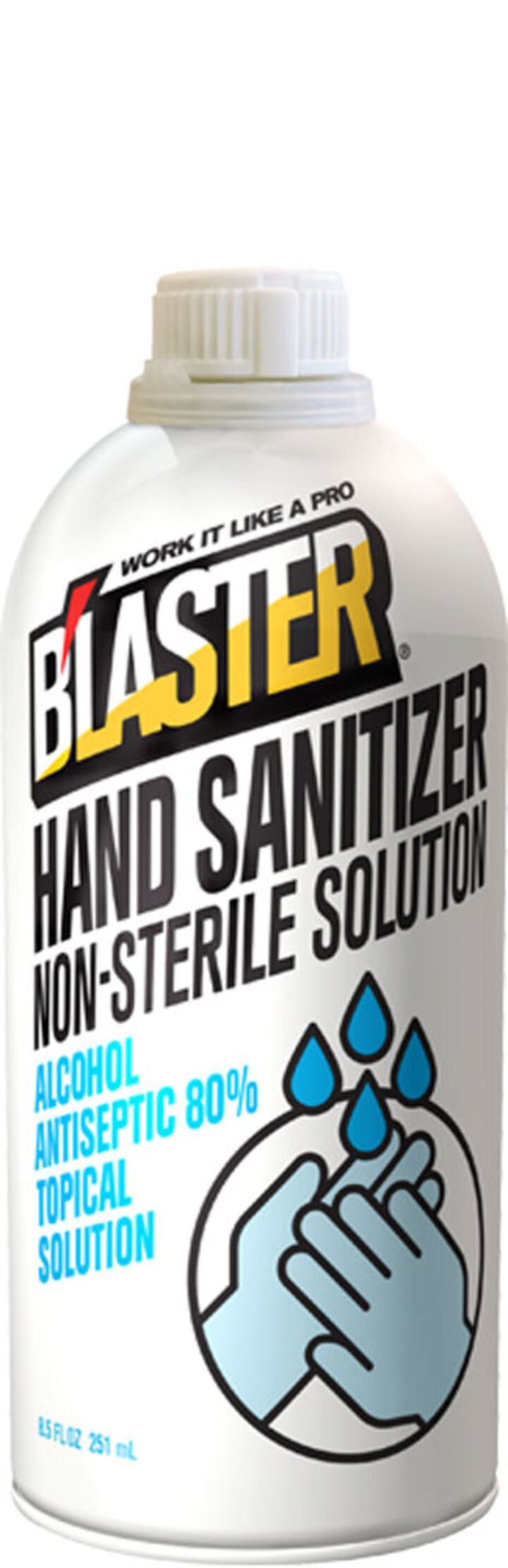 Blaster Liquid Hand Sanitizer Without Pump 8oz 12pk, large image number 1