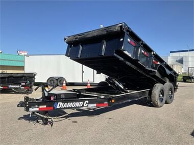 Diamond C 14 Ft. x 82 In. Heavy Duty Low Profile Dump Trailer, large image number 0