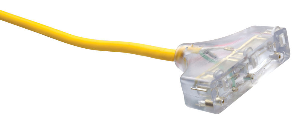 Southwire SJEOW Cold Weather 3 Outlet Extension Cord 50 Ft 12/3, large image number 4