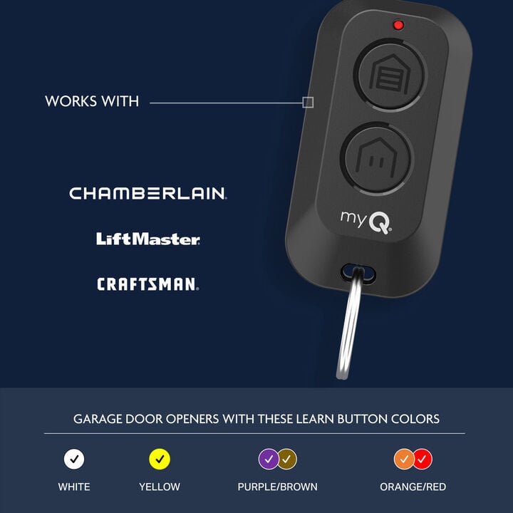 Chamberlain 2-Button Keychain Garage Door Remote, large image number 5