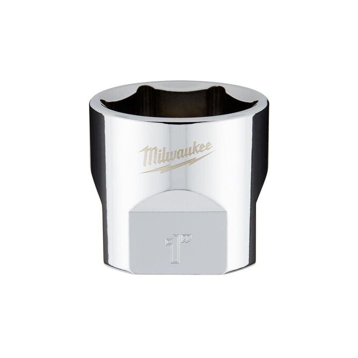 Milwaukee 3/8 in. Drive 1 in. SAE 6-Point Socket, large image number 0
