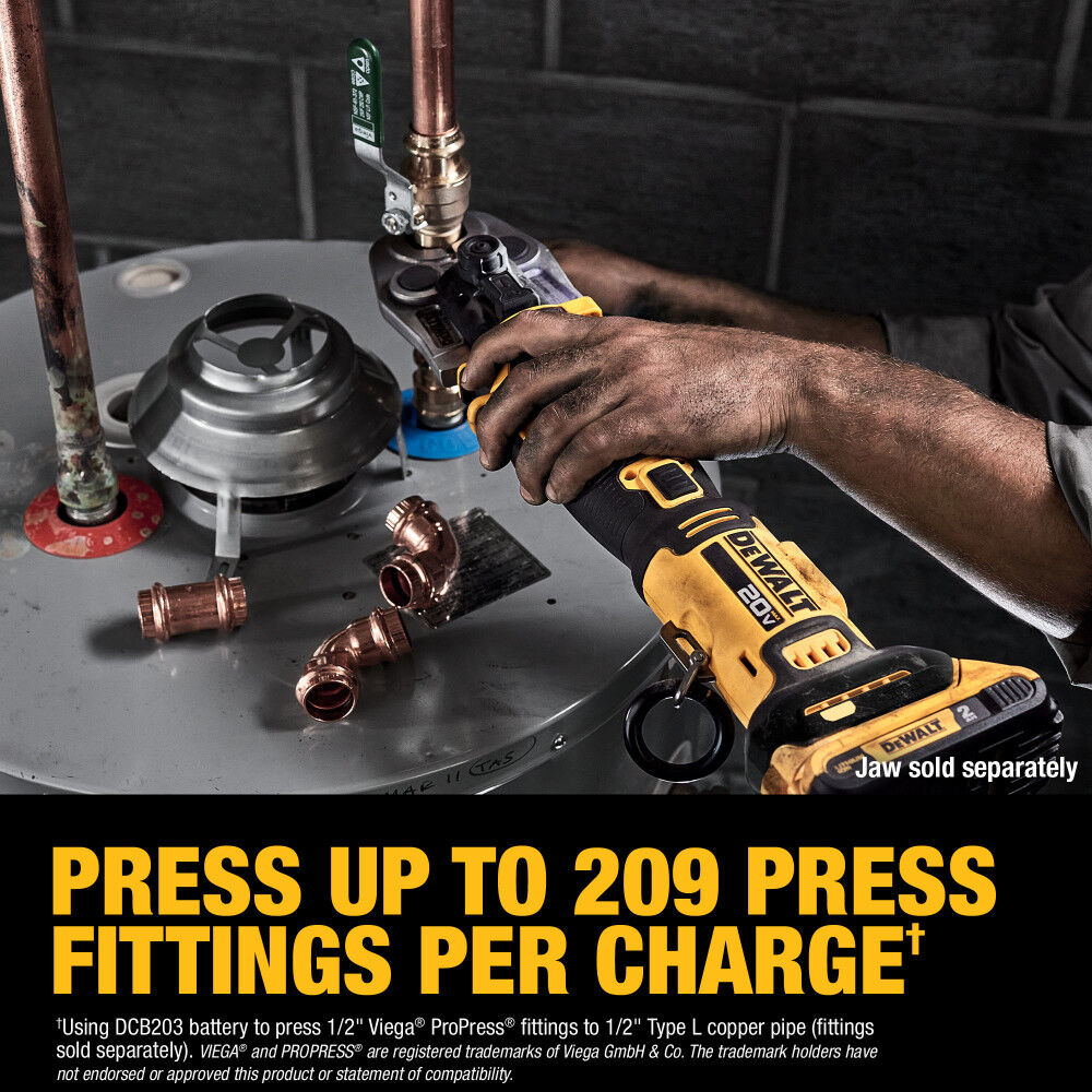 Dewalt pipe press tool sale