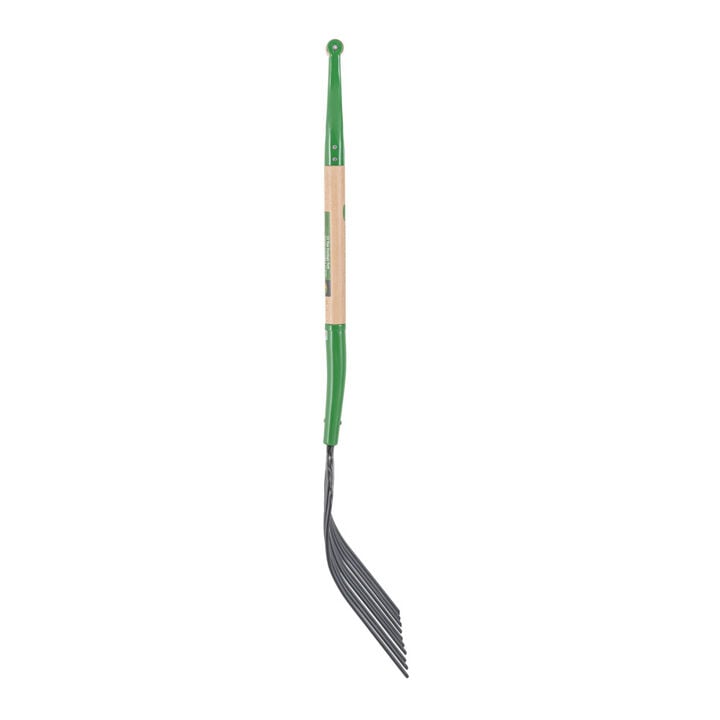 John Deere 10 Tine Steel Manure and Ensilage Fork with 30 Inch Wood Handle, large image number 3
