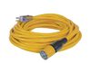 DEWALT 100 ft 10/3 SJTW Yellow Lighted Locking Extension Cord, small image number 1