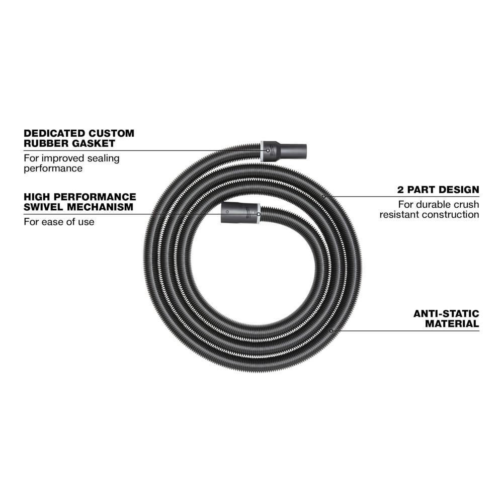Milwaukee 1 7/8inch x 16' Flexible Hose, large image number 4