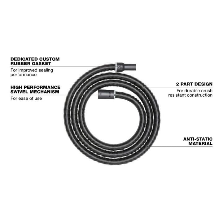 Milwaukee 1 7/8inch x 16' Flexible Hose, large image number 3