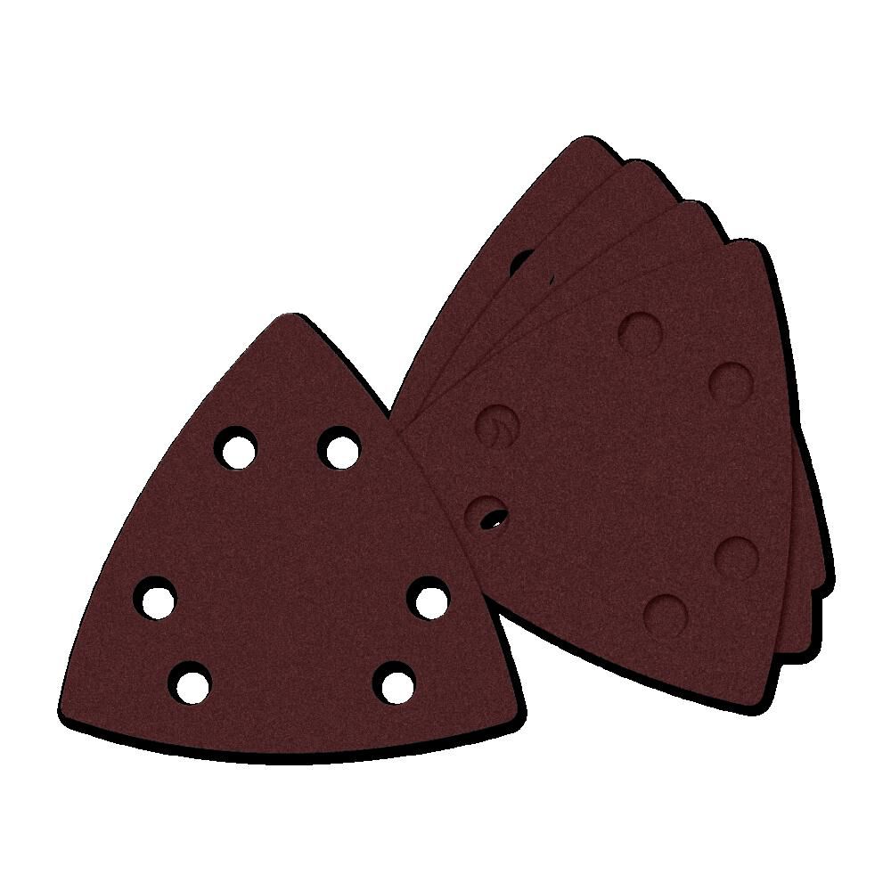 Imperial Blades IBOTSPH60-5 Oscillating Multi-Tool Triangle Sandpaper 60 Coarse Grit 5PC, large image number 4