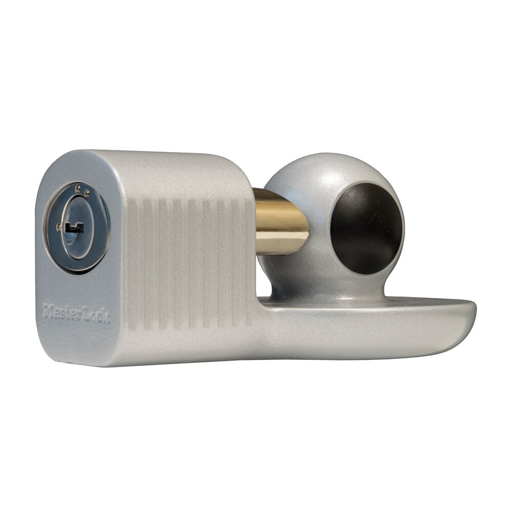 Master Lock Silver Trailer Coupler Lock for 1-7/8 Inch, 2 Inch, and 2-5/16 Inch – 377KA
