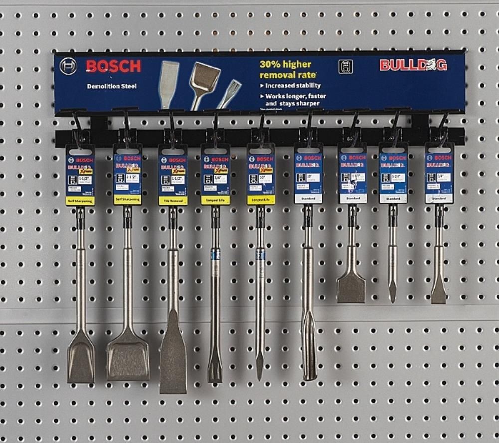 Bosch 10in Gouging Chisel SDS plus Bulldog Hammer Steel, large image number 2