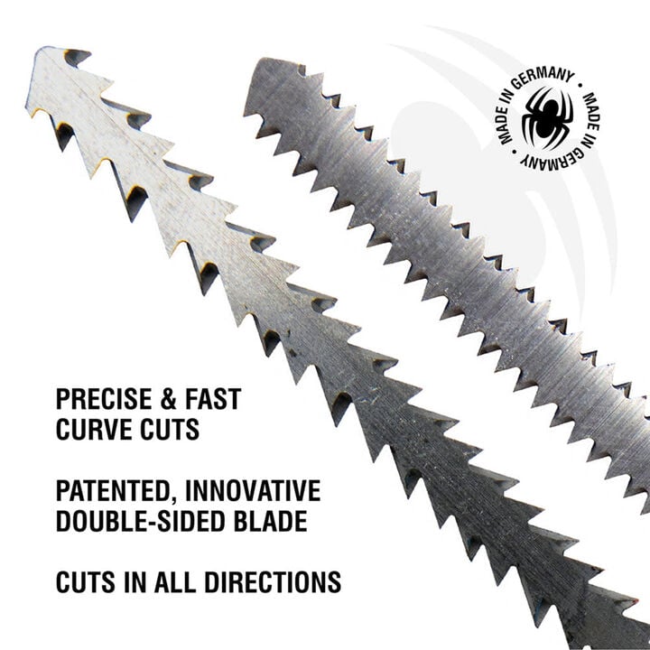 Spyder 4 Inch Double-Sided Jig Saw Blade for Wood, large image number 2