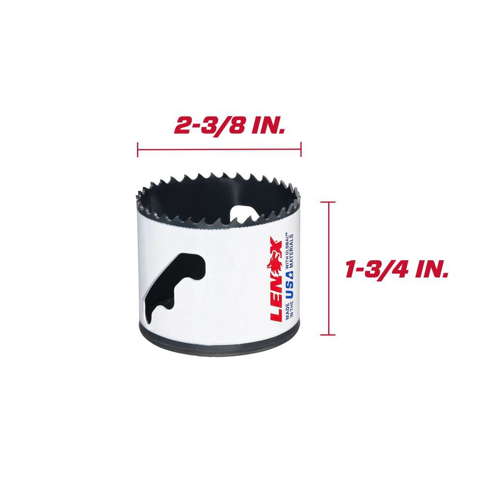 Lenox 2-3/8 Inch Speed Slot Bi-Metal Hole Saw, large image number 4