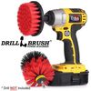 Drill Brush Outdoor & Patio Cleaning Kit Stiff Nylon Bristles 2pc, small image number 3