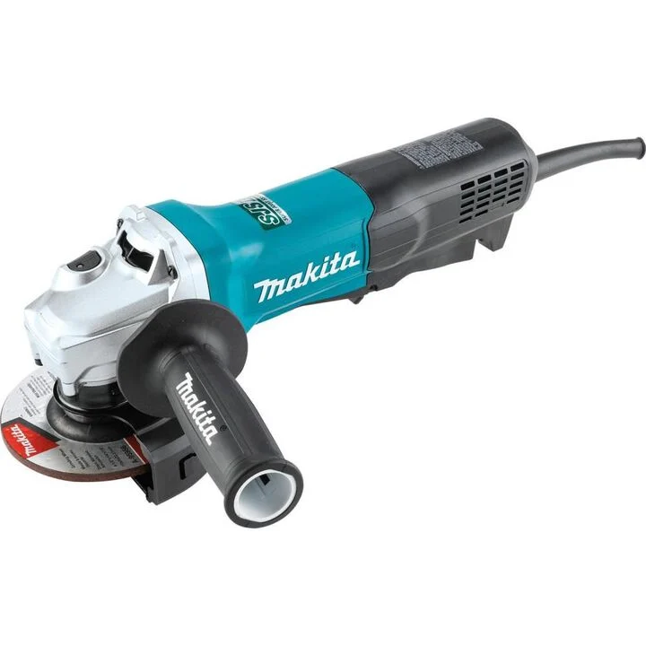 Makita 4-1/2 in SJS II High-Power Angle Grinder Paddle Switch