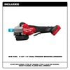 Milwaukee M18 FUEL 4 1/2 Inch - 6 Inch Dual Trigger Braking Grinder, Paddle Switch with ONE KEY & 5Ah Battery Pack, small image number 4