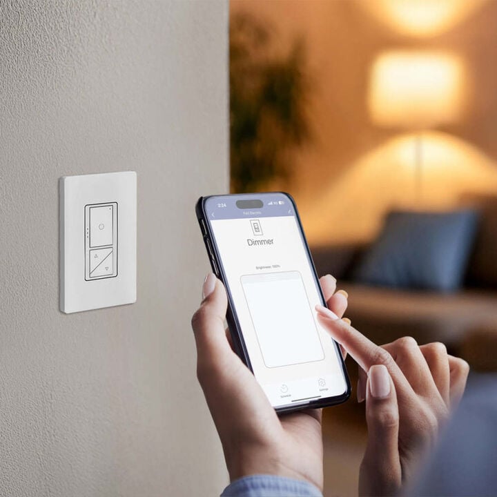 Feit Electric 200/600W Bulb White Hardwired Paddle Smart-Enabled Dimmer Switch, large image number 5