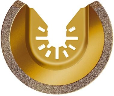 Rockwell Sonicrafter 3-1/8 In. Universal Fit Carbide Grit Semicircle Blade