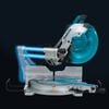 Makita 12in Dual-Bevel Sliding Compound Miter Saw with Laser and Stand, small image number 4