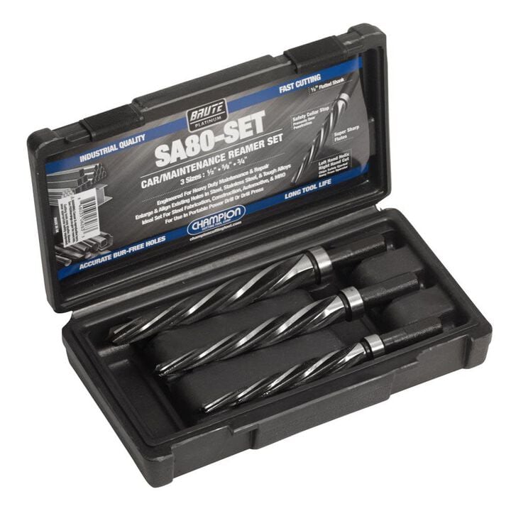 Champion Cutting Tool 3 pc Car Reamer Set
