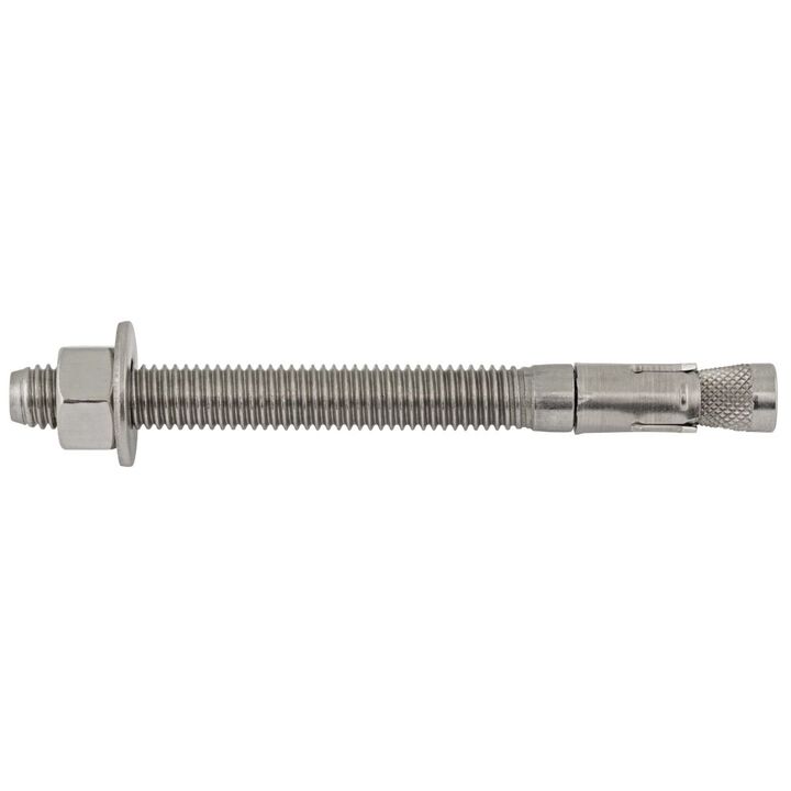 DEWALT 1/2 In. x 5-1/2 In. Power-Stud+ Stainless Steel Wedge Expansion Anchor - 50 Anchors