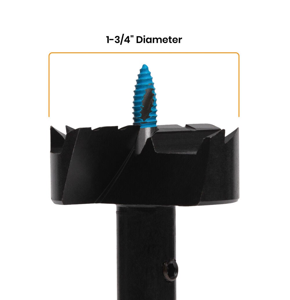 Spyder 1-3/4 Inch Self-Feed Drill Bit, for Woodworking, large image number 6
