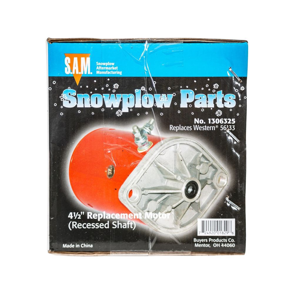 Buyers Products Company SAM 4-1/2 Inch Style Motor Concealed Shaft Replaces Select Western Motors, large image number 3