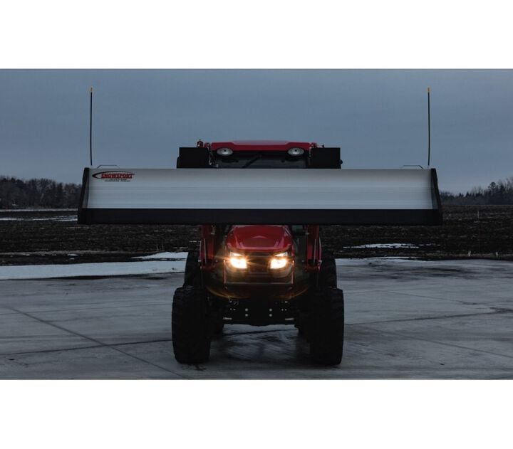SNOWSPORT Pro 72 Inch Corrosion-Resistant Utility Snow Blade with Quick Attach Brackets, large image number 4
