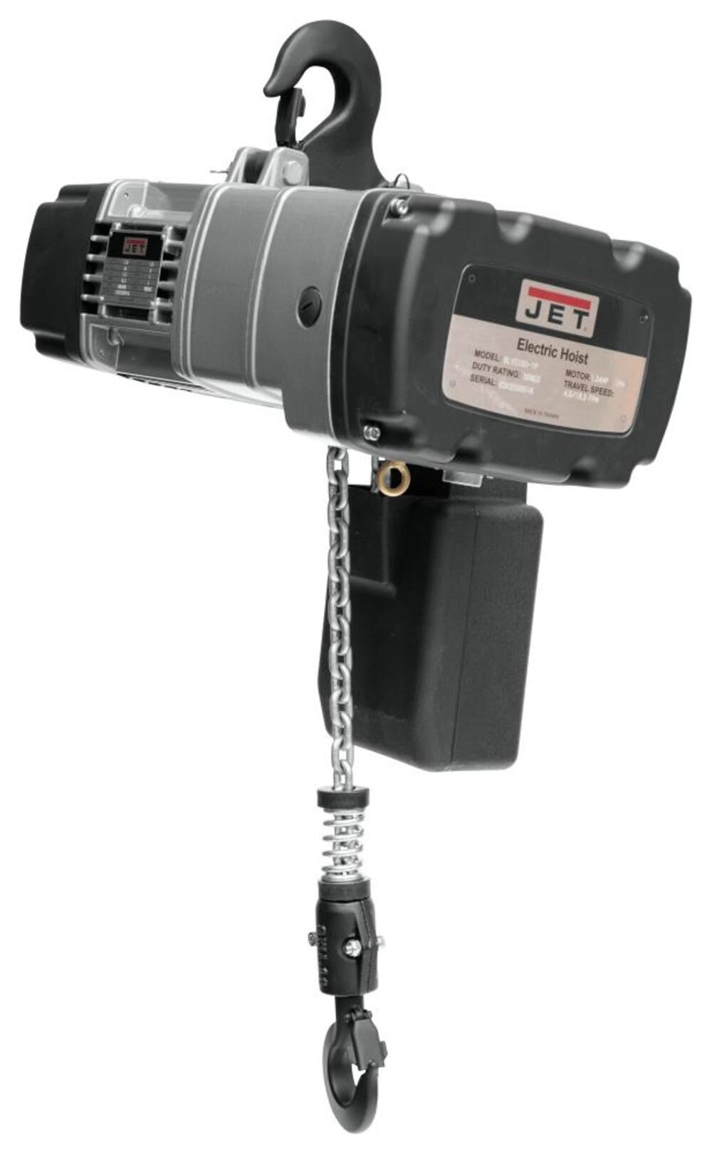 JET BLVS200-010 2 Ton Electric Chain Hoist 1 Phase 10 Ft. Lift – 104044