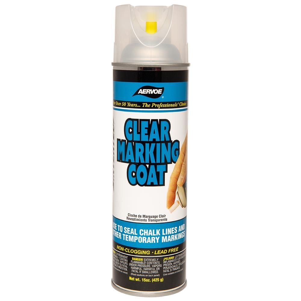 Aervoe 15 Oz Aerosol Clear Upside Down Construction Marking Coat, large image number 1