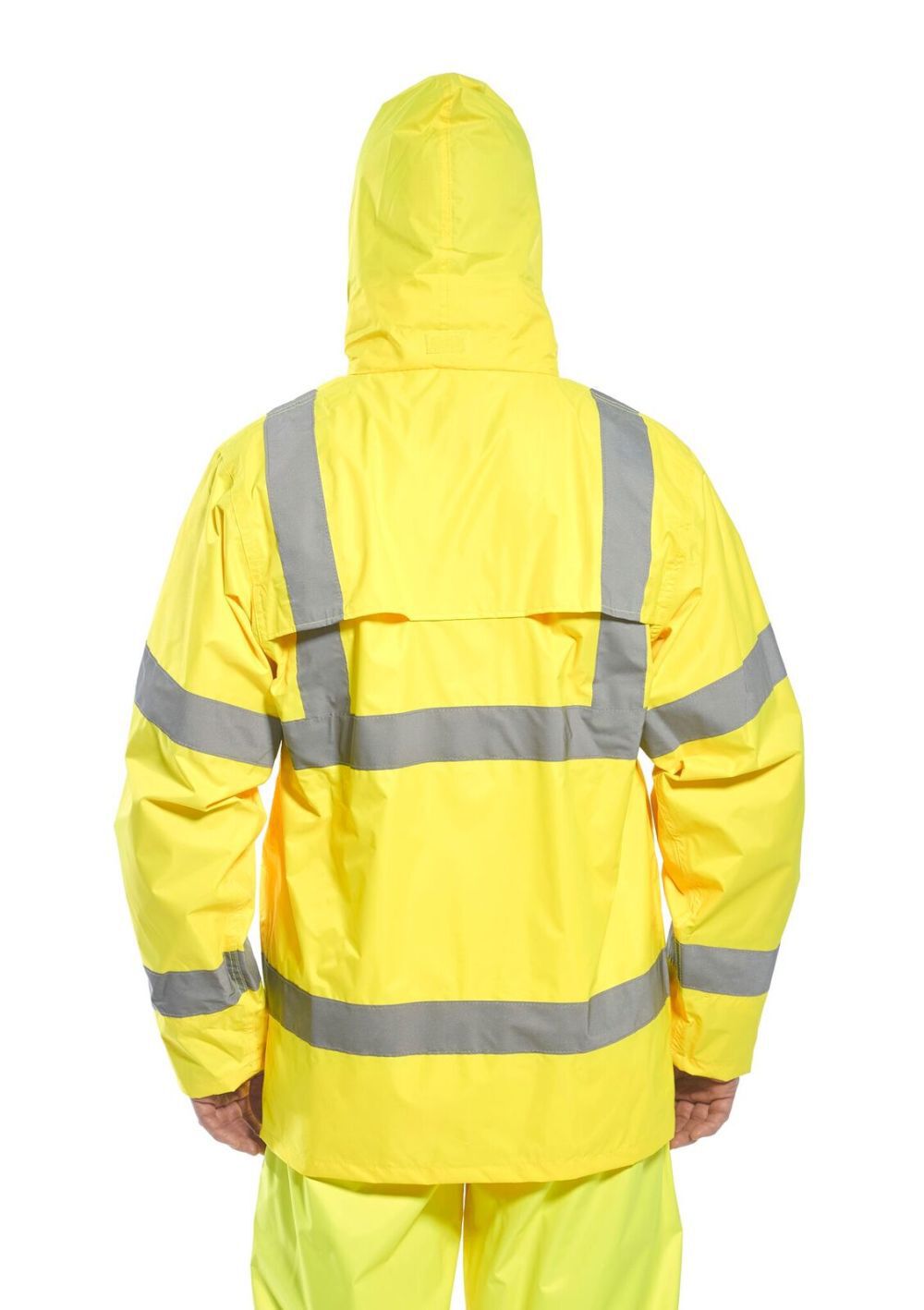 Portwest Hi-Vis Orange Rain Jacket, large image number 3