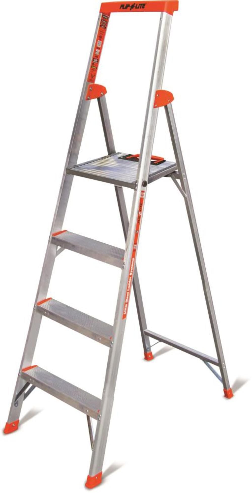 Little Giant Safety Flip-N-Lite Model 6 Aluminum 300 lb Type-1A Step Ladder – 15270-001