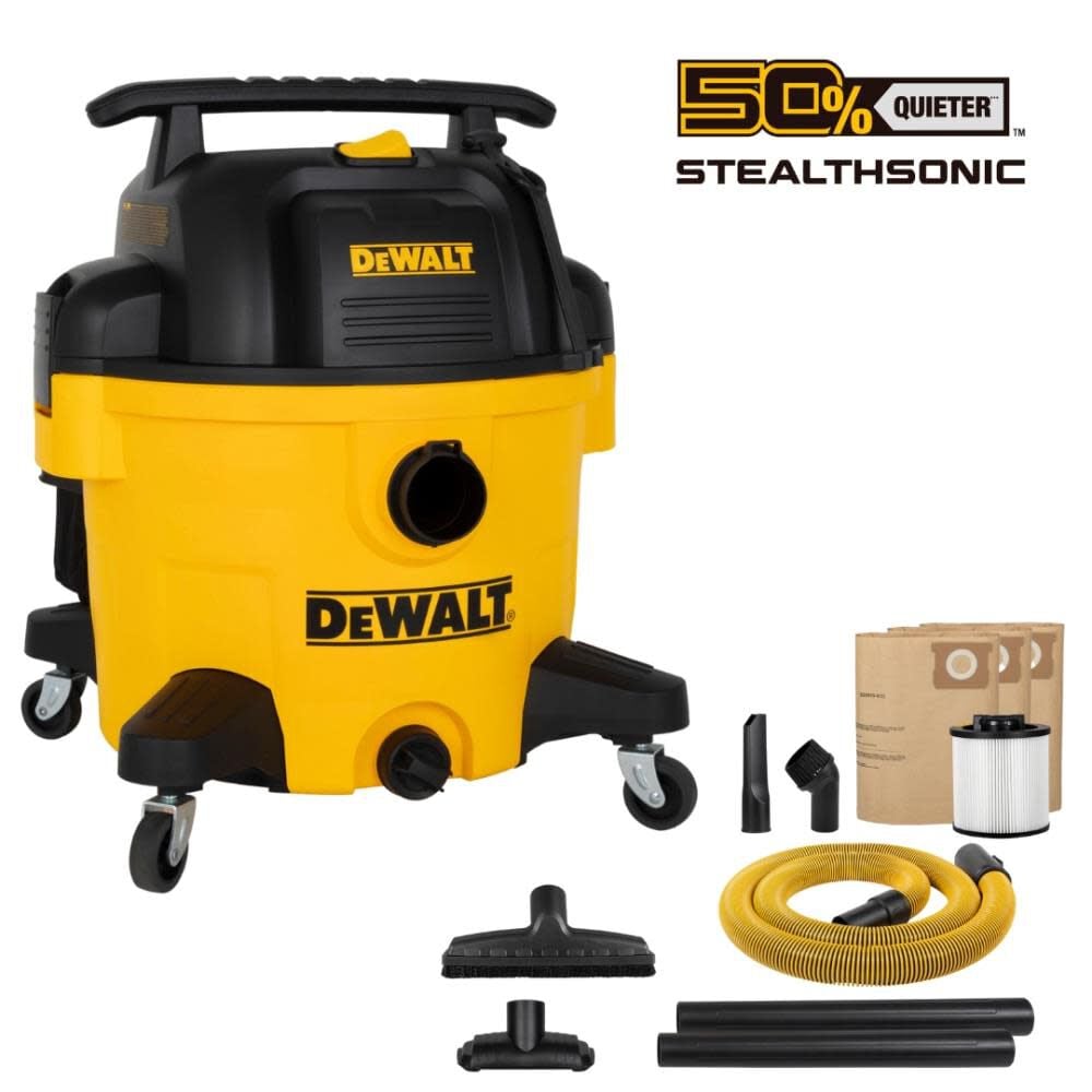 DEWALT 9 Gallon Stealth Sonic Wet/Dry Vacuum DXV09PQTA from DEWALT Acme Tools