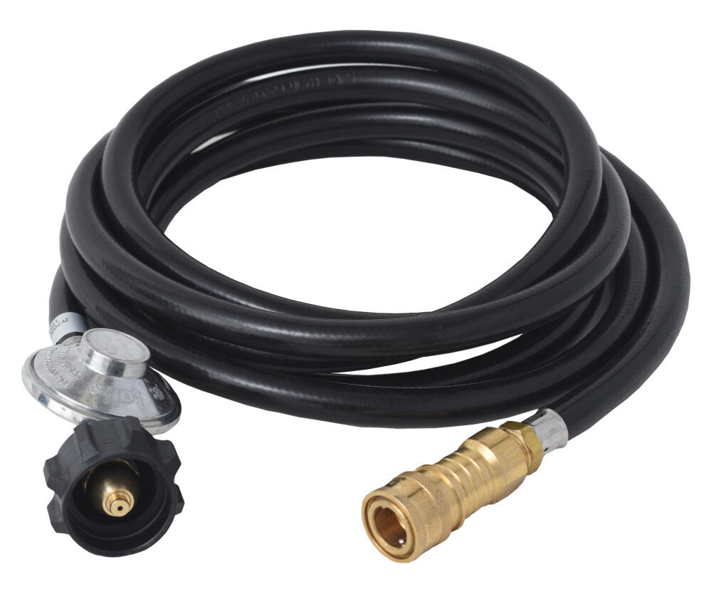 Flame King Quick-Connect Hose 12 Ft – FK-HTR-QC12FT