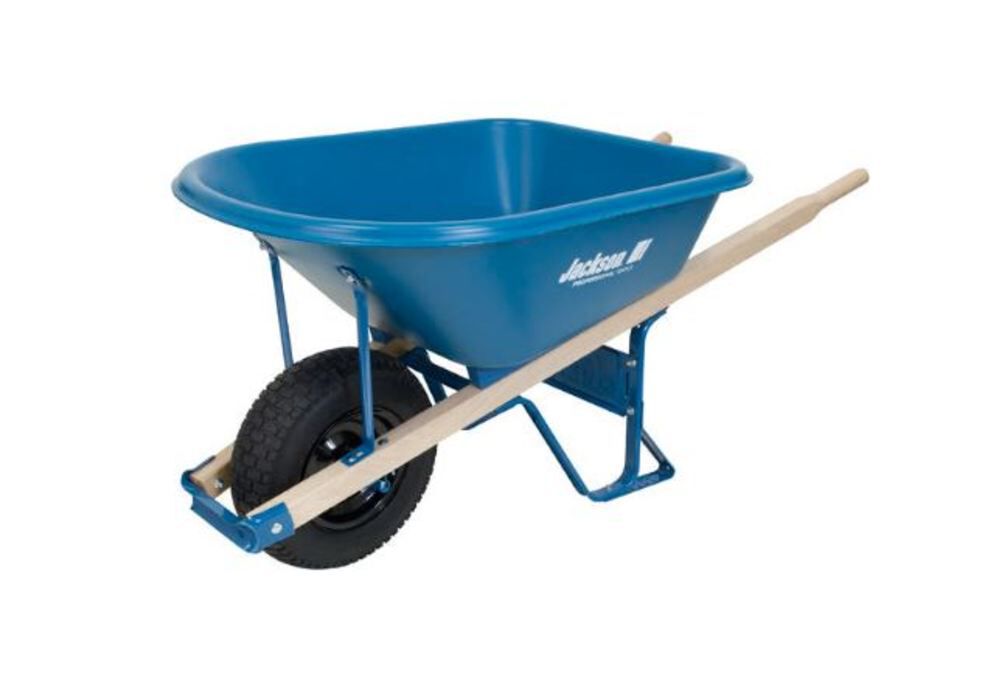 Jackson Wheelbarrow 6 Cu Ft Poly MP575WT Acme Tools
