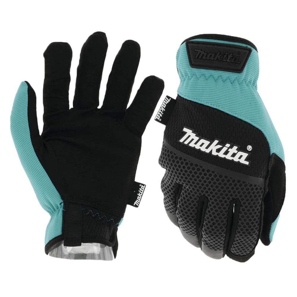 Makita Utility Work Gloves Open Cuff Flexible Protection Size XL – T-04173