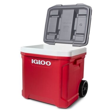 Igloo Latitude 60 Roller Cooler Industrial Red/Meteorite 60qt, large image number 4