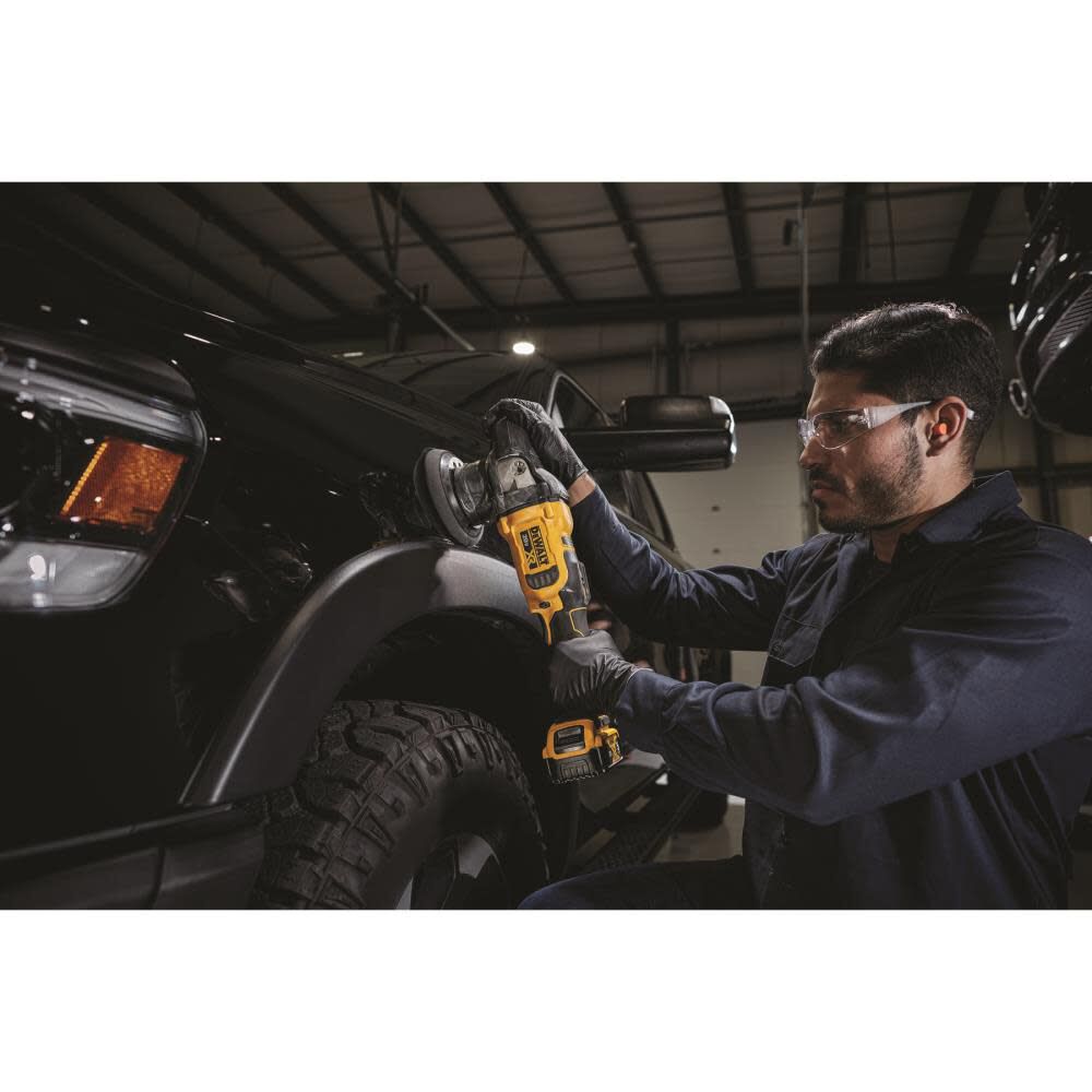 DEWALT 20V MAX XR 5in 125mm Variable Speed Random Orbit Polisher Kit, large image number 5