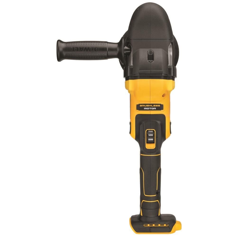 DEWALT 20V MAX XR 5in 125mm Variable Speed Random Orbit Polisher (Bare Tool), large image number 3