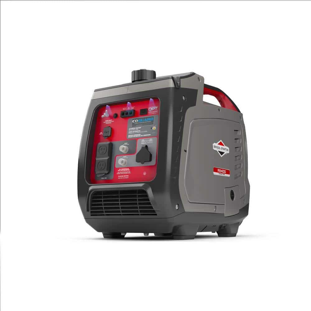 Briggs and Stratton P2400 PowerSmart Series 2400 Watt Gas Powered 50 State Inverter Generator with CO Guard, large image number 2
