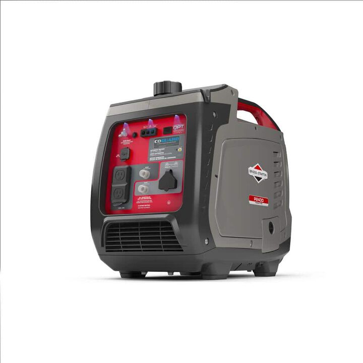 Briggs and Stratton P2400 PowerSmart Series 2400 Watt Gas Powered 50 State Inverter Generator with CO Guard, large image number 1