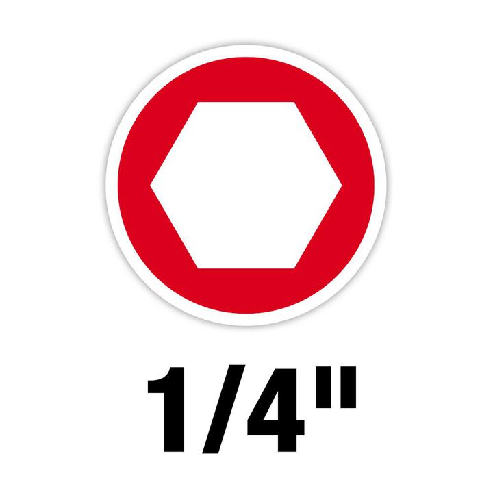 Milwaukee 1/4inch HollowCore Nut Driver, large image number 1