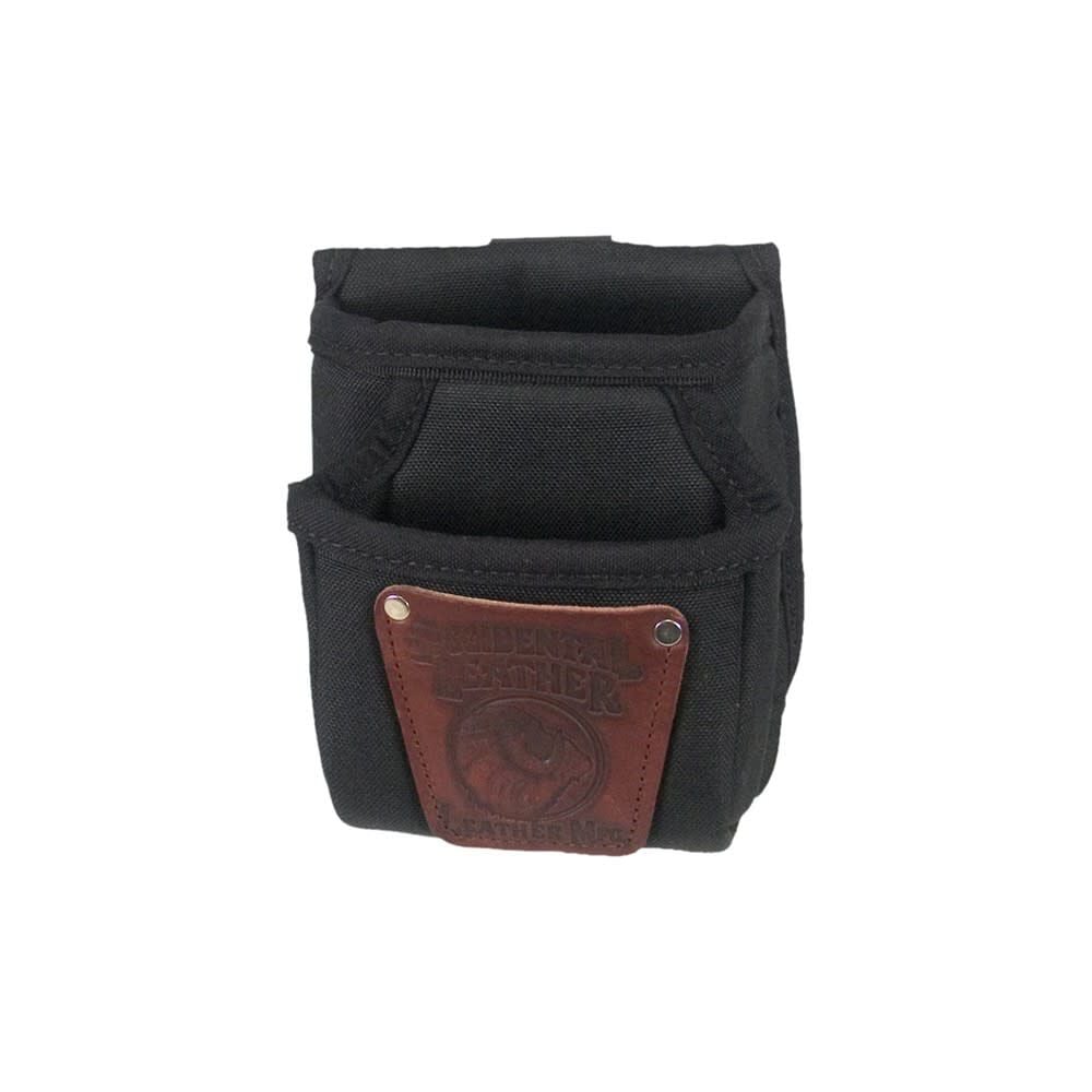 Occidental Leather Black Double Clip On Pouch – 9502