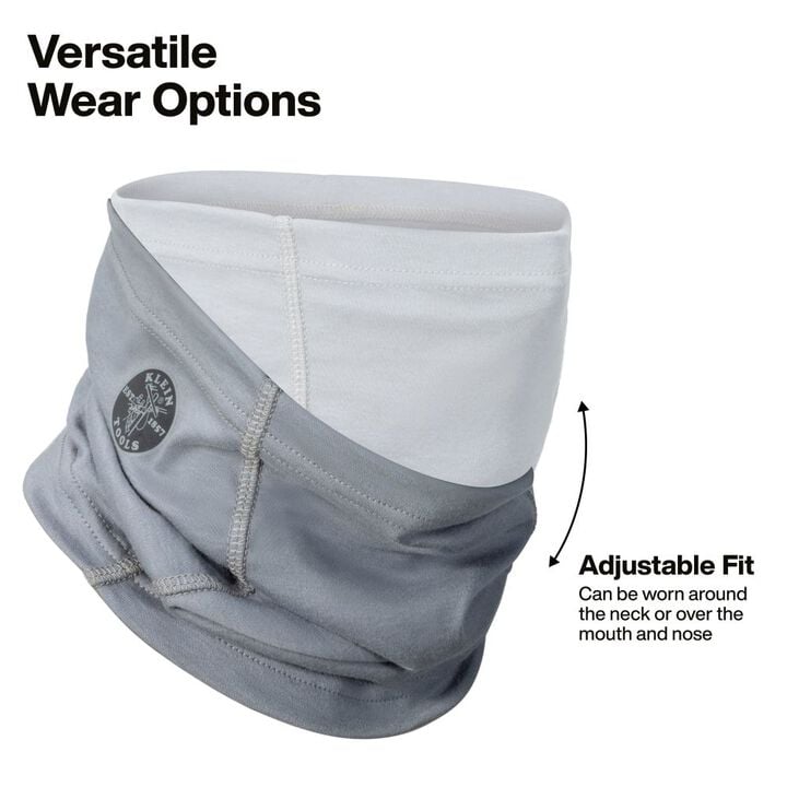 Klein Tools Flame-Resistant Neck Gaiter Gray, large image number 2