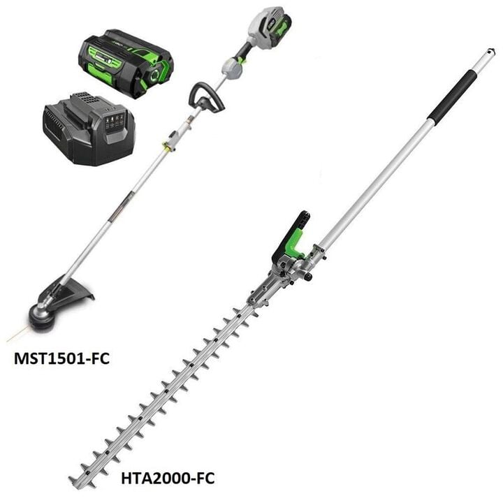 EGO Power+ Multi-Head Trimmer Attachment and Combo Kit with String Reconditioned Bundle, large image number 1