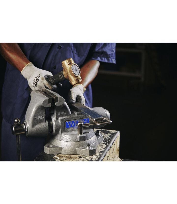 Wilton Tradesman 6-1/2 Round Channel Vise with Swivel Base, large image number 6