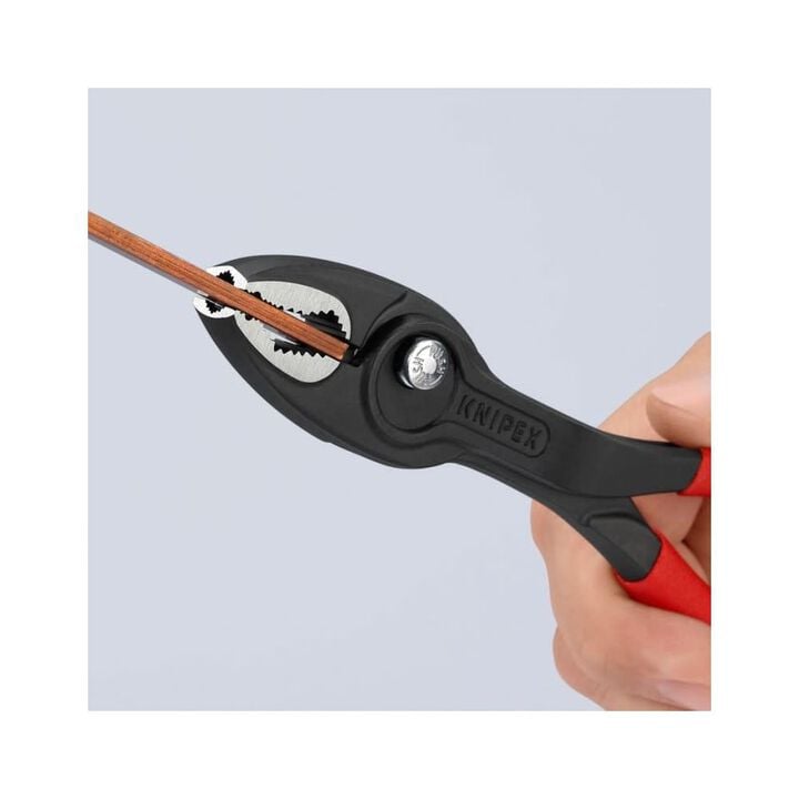 Knipex 6 Inch Steel TwinGrip Slip Joint Pliers with Dipped Handle, large image number 7