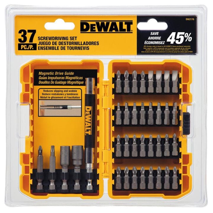 DEWALT 37-Piece Screw Driving Set with Tough Case, large image number 3