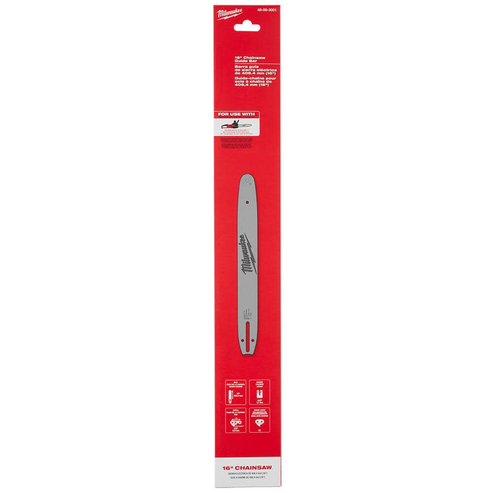Milwaukee 16inch Chainsaw Guide Bar, large image number 7