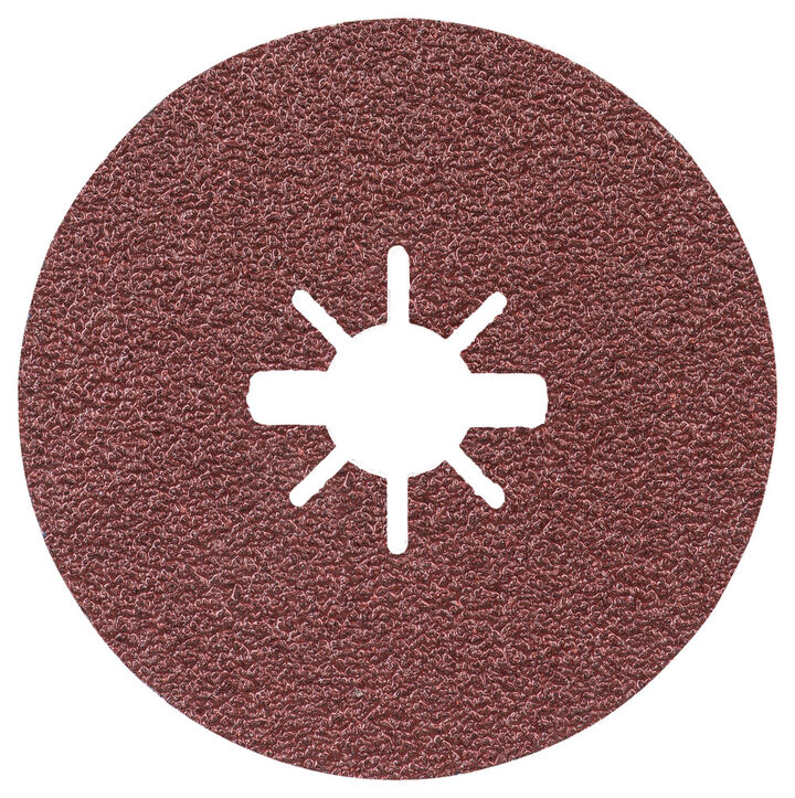 Bosch 5 Inch 24 Grit X-LOCK Coarse Grit Abrasive Fiber Discs 25 Piece